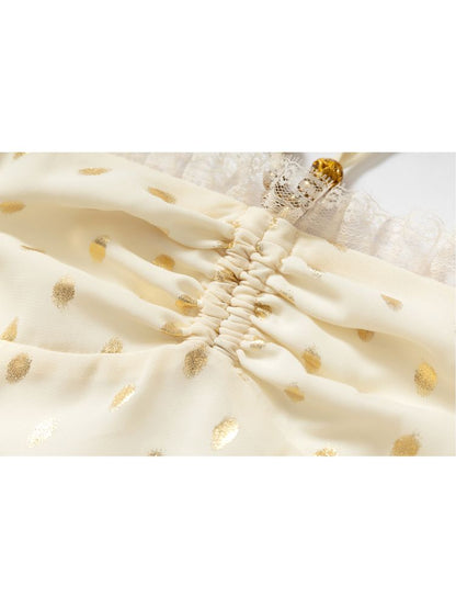 Lace Halter Neck Strapless Dress【s0000012786】