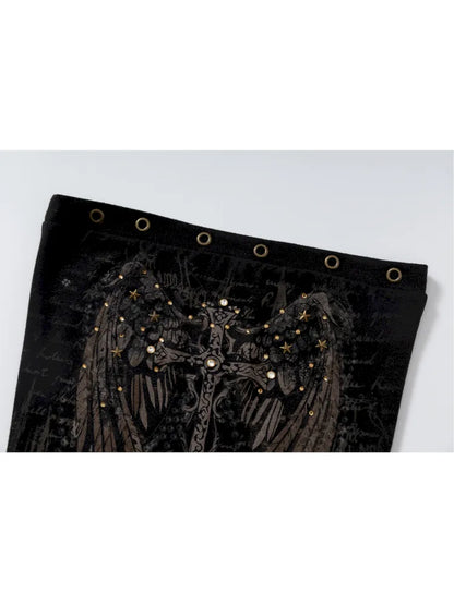 Two-Piece Set Striped Knit Top【s0000013953】