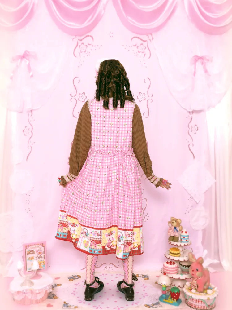 Bunny Sweet Lace Loose Tank Dress【s0000014163】