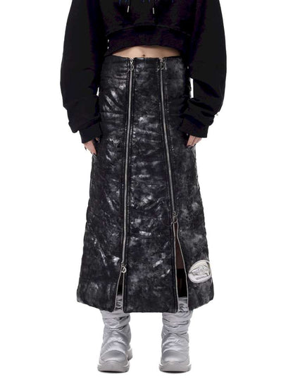 Silver Electric Moon A-line Skirt【s0000015135】