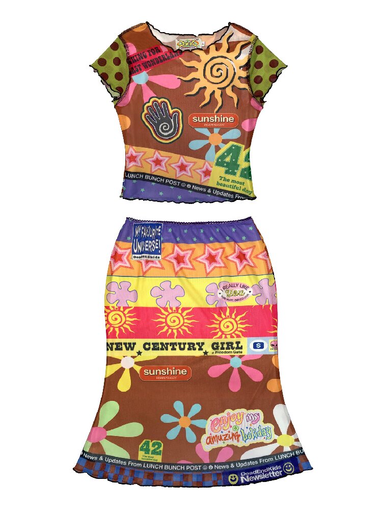 Dopamine American Vintage Mesh Mermaid Dress【s0000017632】