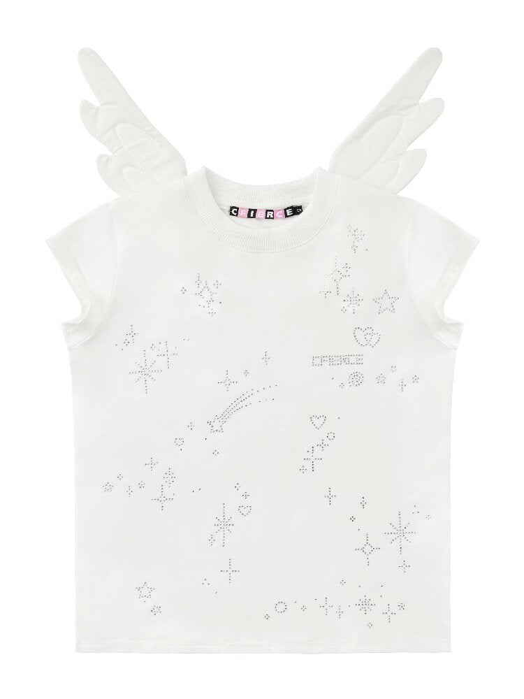 Starlight Diamond Angel Wing Tee【s0000016494】