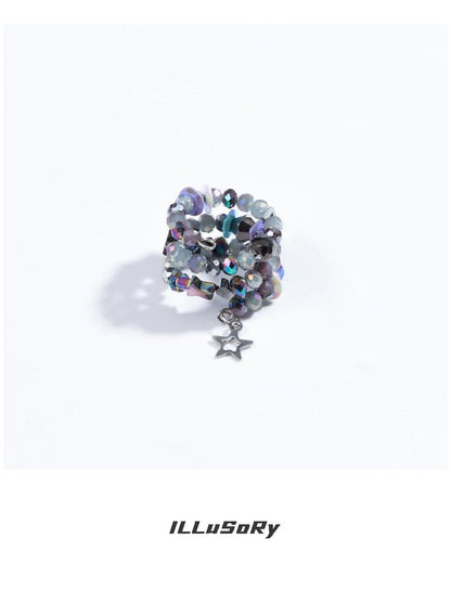 High-End Multi-Layer Star Beaded Ring【s0000018810】