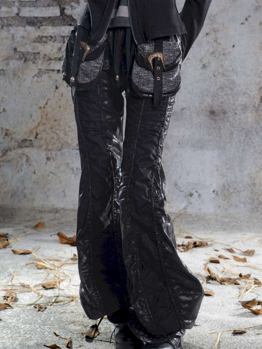 Casual Bell-Bottom Pants【s0000014484】