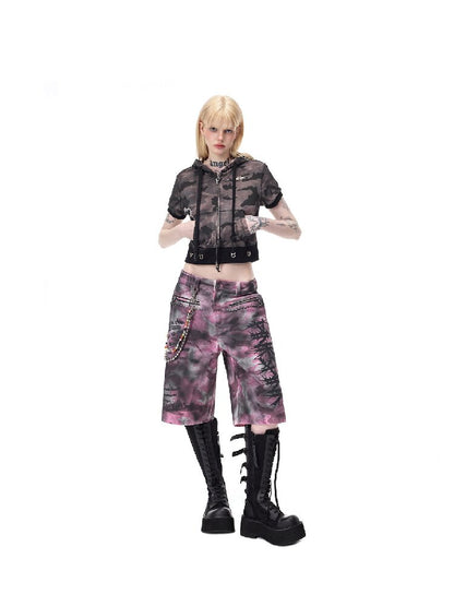 Riveted Coating Camo Wasteland Jeans【s0000017722】