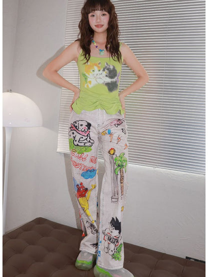 Bubble Pumped Pleated Suspenders【s0000013334】