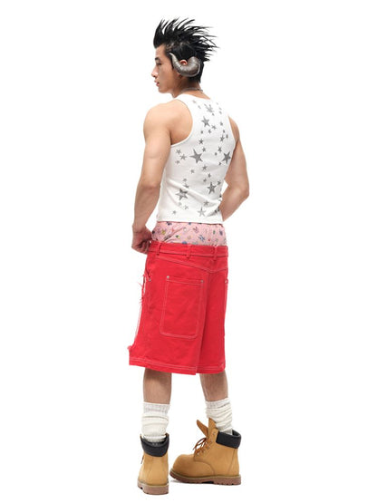 Pentagram Ribbed Vest【s0000012600】