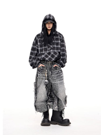 Drawstring Half Zip Hooded Sweatshirt【s0000011358】