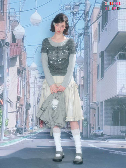 Starry Night Rabbit Design Top【s0000015427】