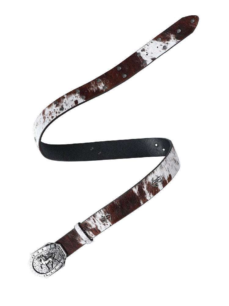 Old Top Layer Cowhide Rivet Belt【s0000016697】
