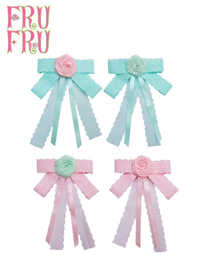 Old Fashioned Bow Hair Clip Brooch【s0000017463】