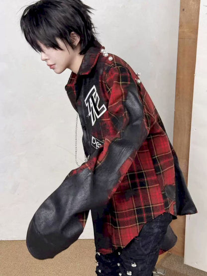 Stained Shirt Jacket【s0000013715】