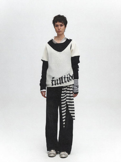 Graffiti Coat Loose Sweater【s0000011628】