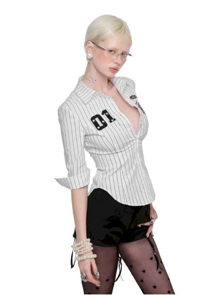 Long Sleeve Ball Gown Shirt【s0000011591】