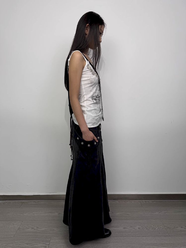 Backless Long Half Skirt【s0000012214】