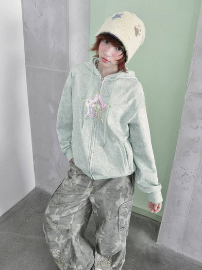 Rhinestone Paratrooper Camo Pants【s0000014449】