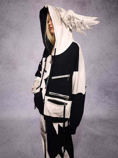 Color Block Zipper Sweatshirt【s0000019139】