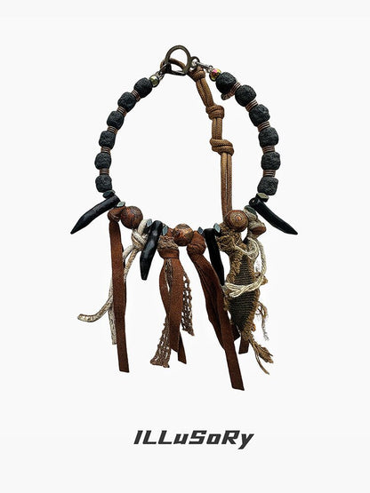 Handmade Wasteland Punk Choker【s0000018891】