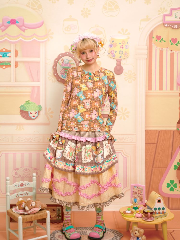 Lace Design Layered Cake Skirt【s0000013700】