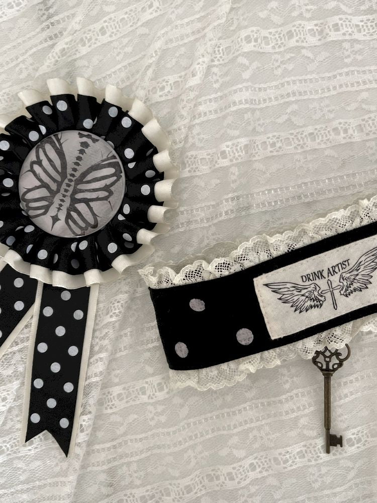 Polka Dot Collar Polka Dot Badge【s0000013530】