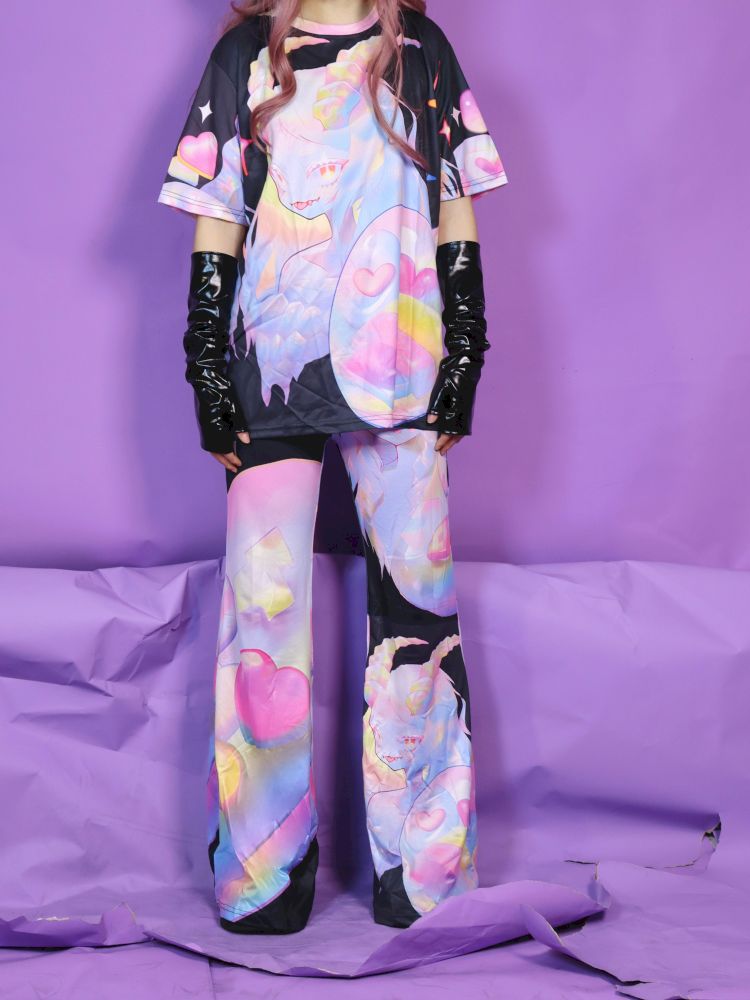 American retro ghost horse short sleeve t-shirt【s0000013287】