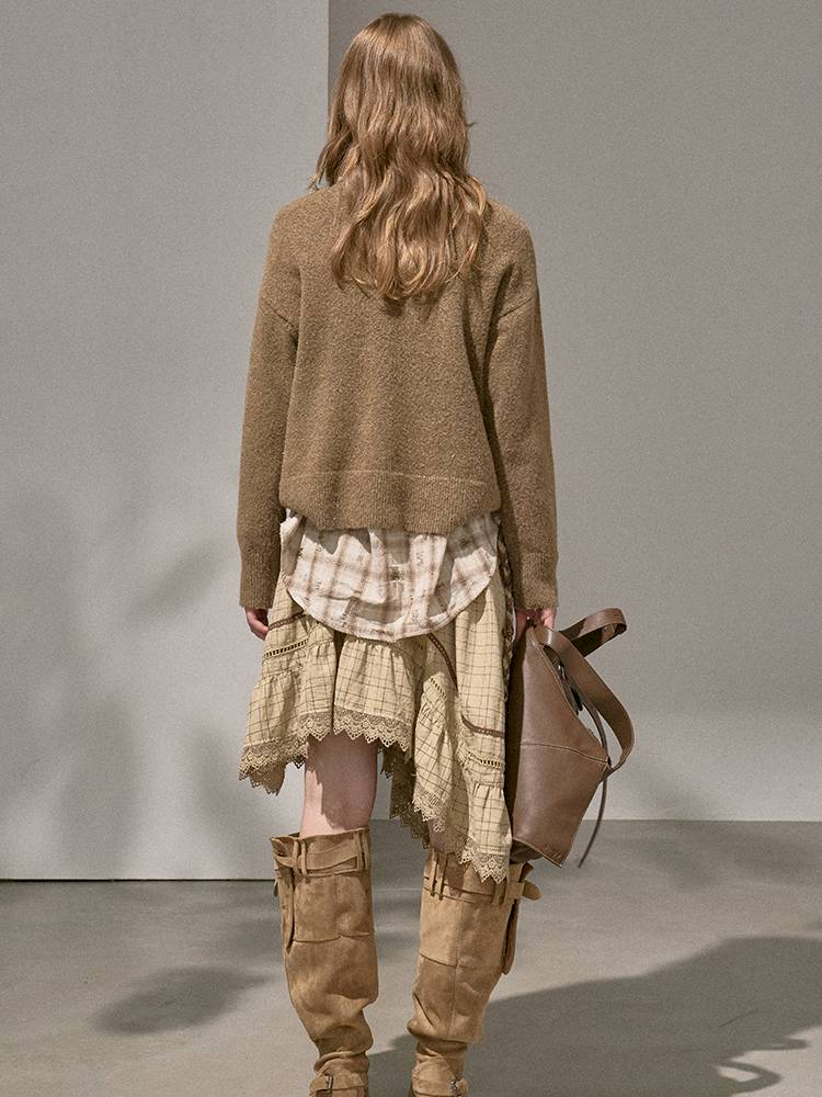 Unique Design Loose Long Sleeve Pullover【s0000014381】