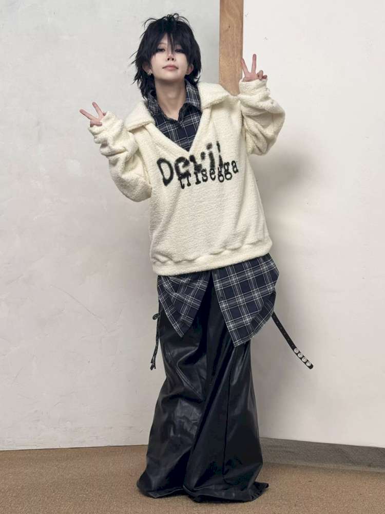 Shirt-Style Shearling Jacket【s0000014538】