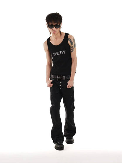 Snake Bronze Wax Scimitar Jeans【s0000018244】