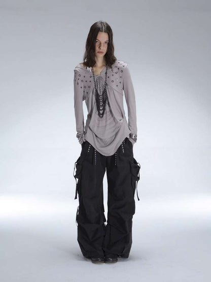 Armor Hooded Drape Lightweight T-Shirt【s0000014715】