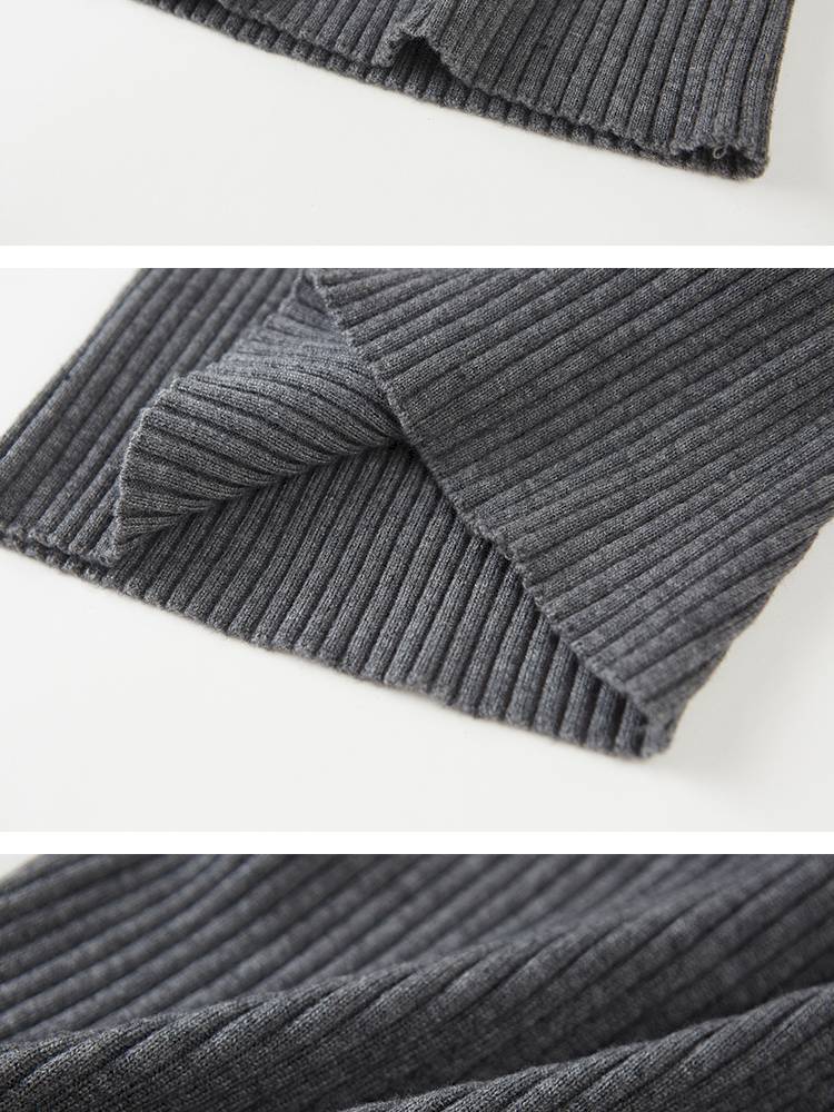 Zipper Stand Collar Base Layer Sweater【s0000014391】