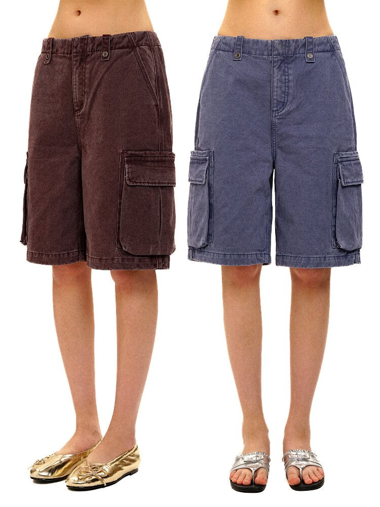 Vintage Distressed Utility Pants【s0000017435】