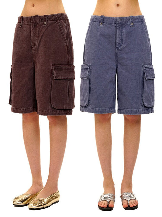 Vintage Distressed Utility Pants【s0000017435】