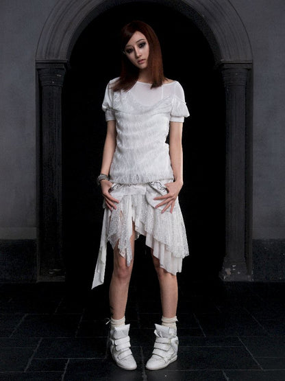 Bubble short sleeve t-shirt【s0000012309】