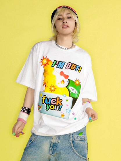 Street Hip Hop Loose T-Shirt【s0000012460】