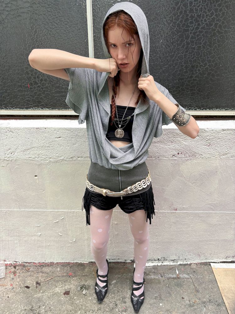 Batwing Sleeve Short-Sleeved T-Shirt【s0000012706】