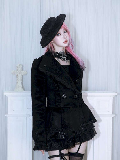 Detachable Big Bow Woolen Coat【s0000014682】