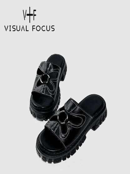 Niche Design Y2K Muffin Slippers【s0000015704】