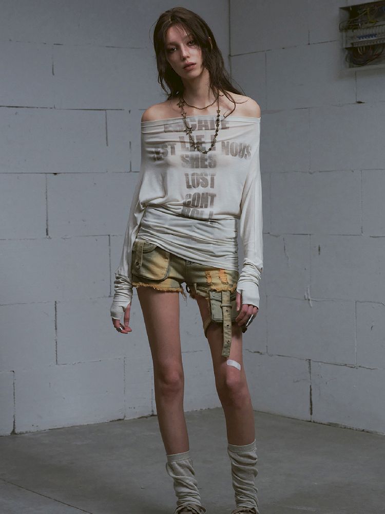 Thin Long Sleeve Printed Tee【s0000011851】