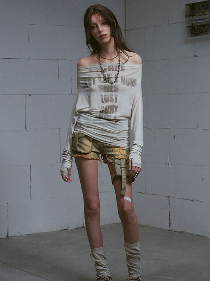 Thin Long Sleeve Printed Tee【s0000011851】