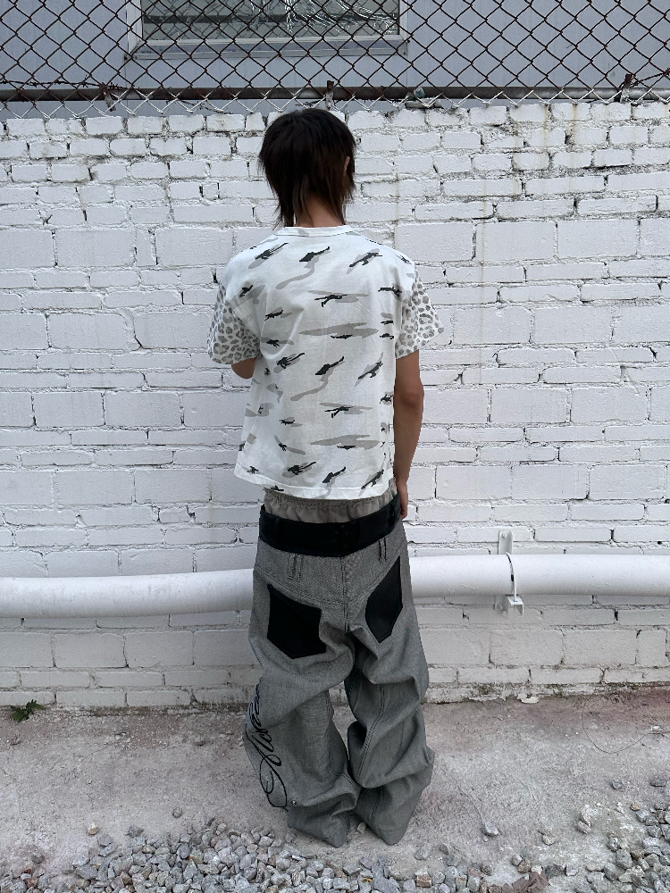 Intoxicating Camouflage Patchwork T-Shirt【s0000016972】