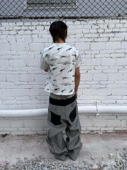 Intoxicating Camouflage Patchwork T-Shirt【s0000016972】