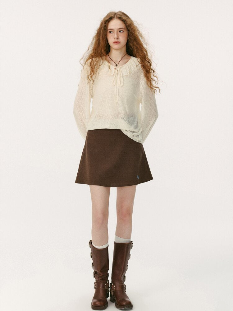 Modern Stitching Brown Mermaid Skirt【s0000015678】