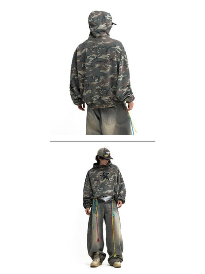 Camouflage Hooded Sweatshirt【s0000011694】