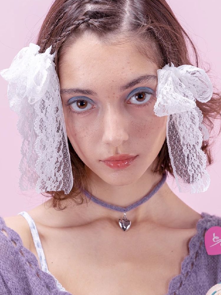 ChWool collar retro girl choker【s0000009332】