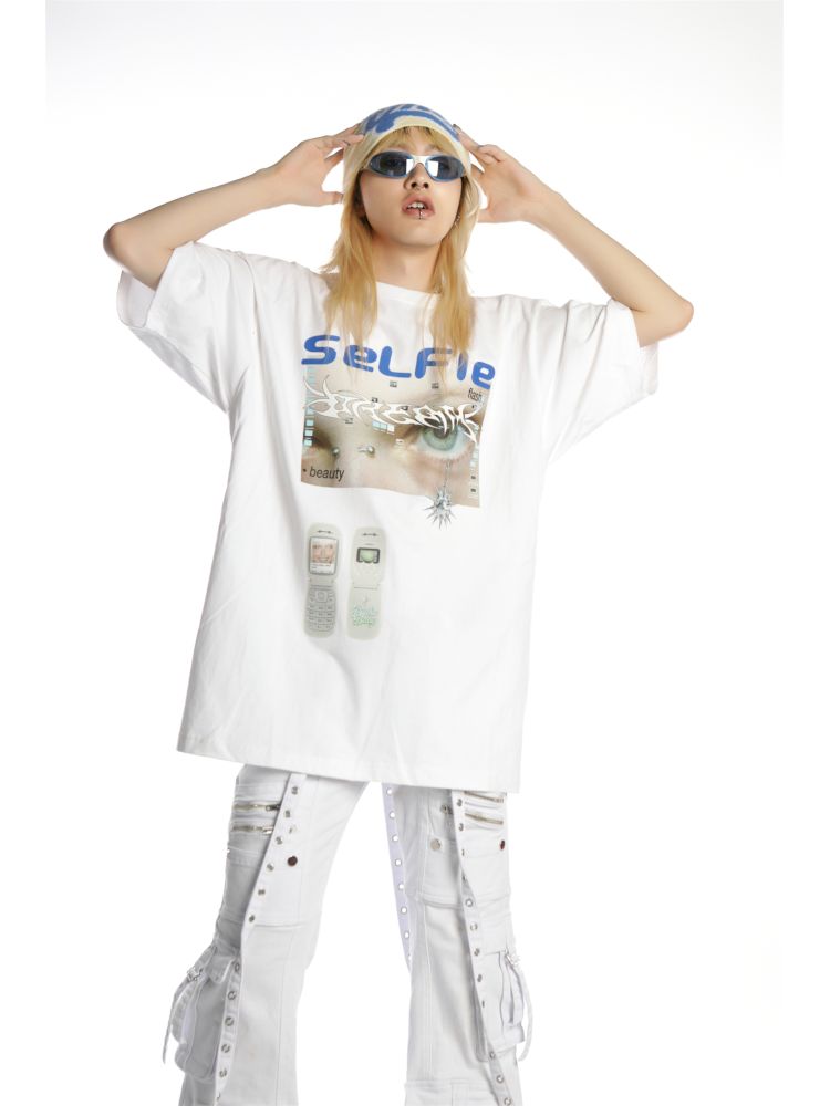 American Street Hip Hop Short Sleeve T-Shirt【s0000012453】