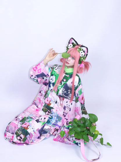 Cartoon Plush Panda Hairband Headpiece Accessory【s0000013978】