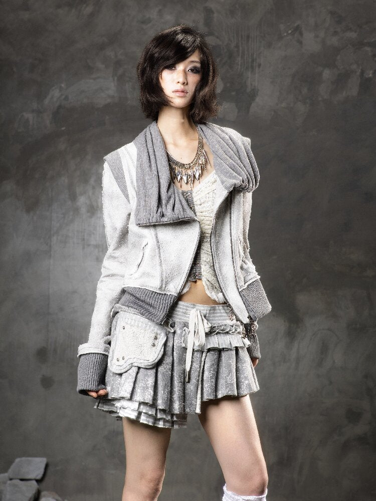 Multi-layer Pleated Short Skirt【s0000015951】