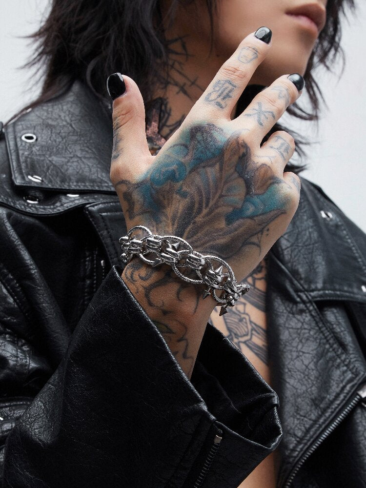 Castle Thorn Heavy Gothic Bracelet【s0000018979】