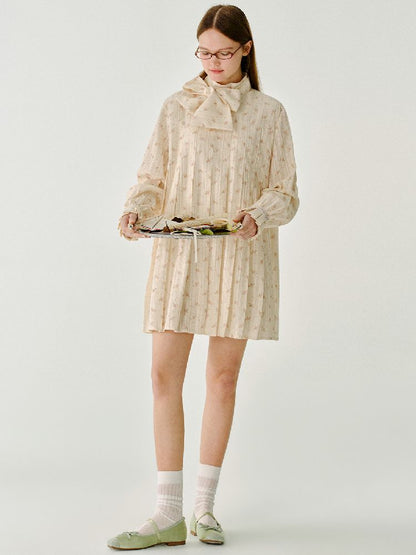 Floral Long Sleeve Dress【s0000011970】