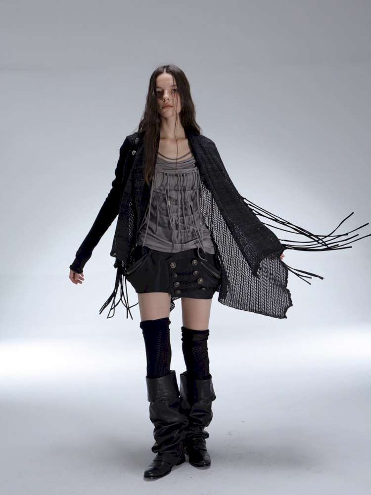 Slim Wandering Wind Tassel Cardigan【s0000014713】